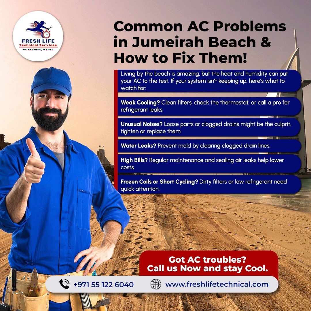 AC Problems in Jumeirah Beach